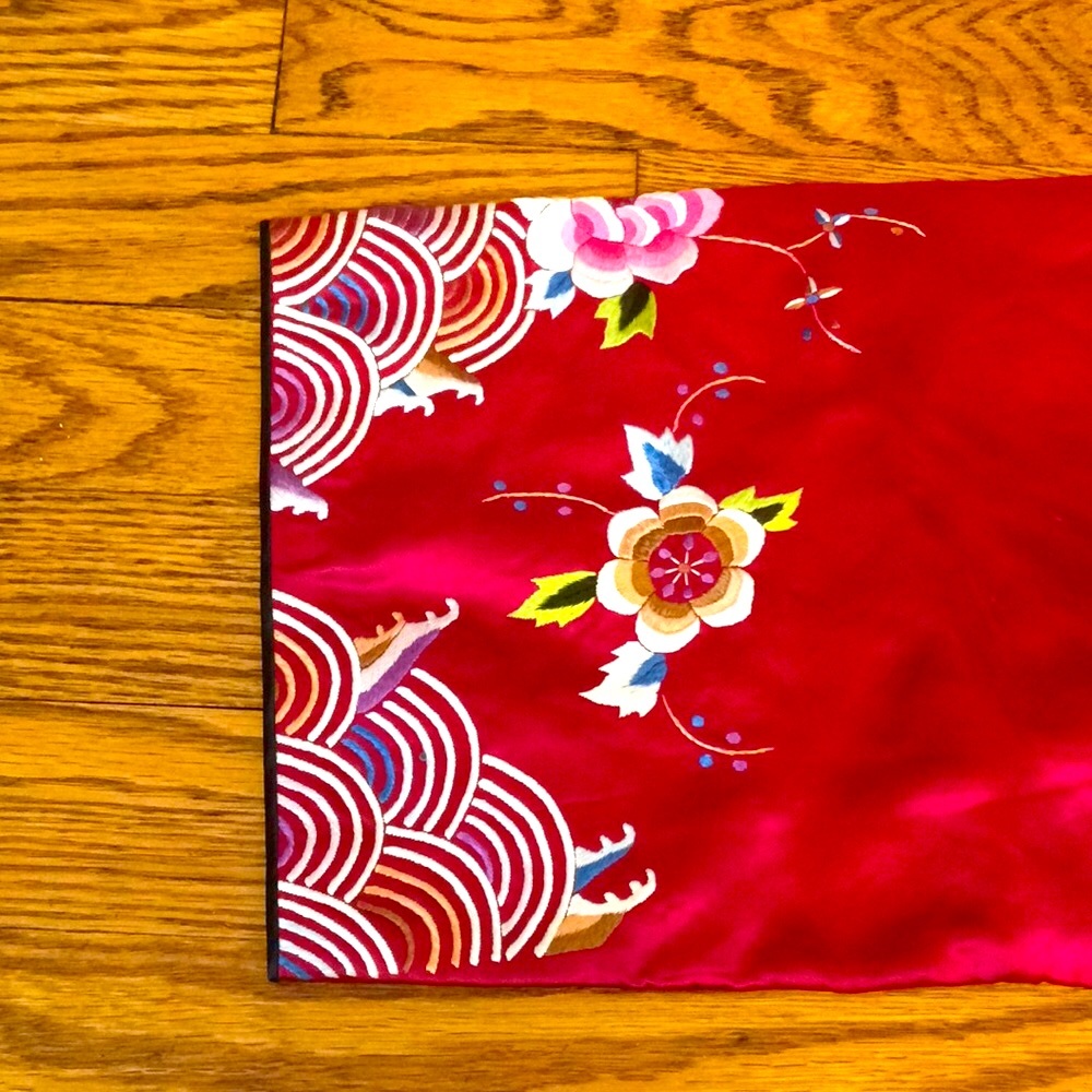 Hand Embroidered Silk Jacket - Picture 4 of 7